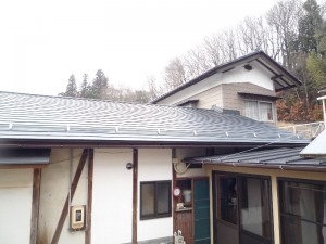 屋根のふき替え工事