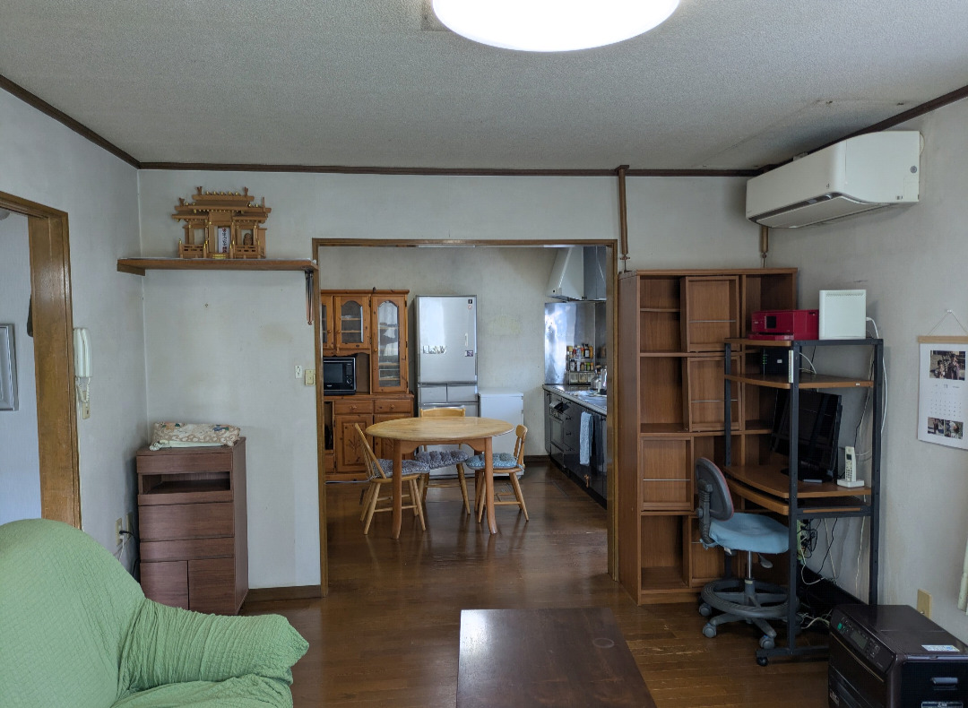 間仕切り壁をなくし、開放的なLDKに